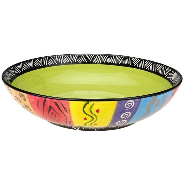 Kapula Candles Multicoloured Ethnic - Pasta- & Suppenteller - Kapula Keramik von Kapula Candles