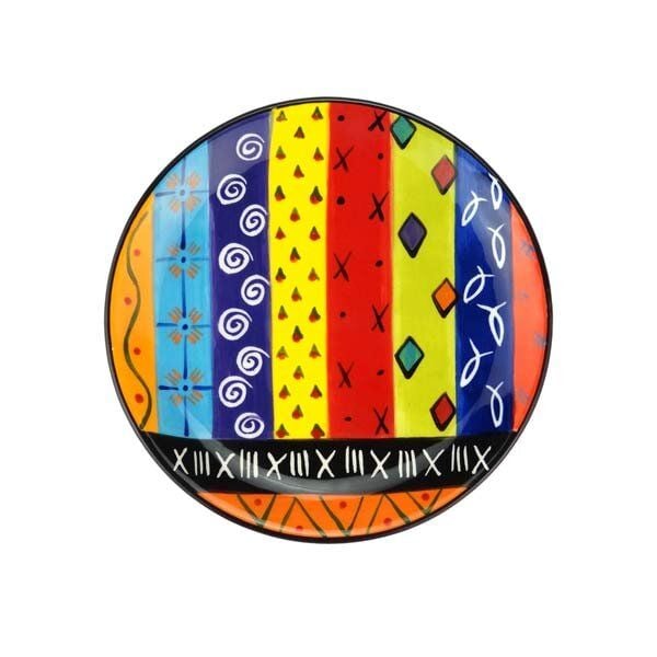 Kapula Candles Multicoloured Ethnic - Speiseteller S/M - Kapula Keramik von Kapula Candles
