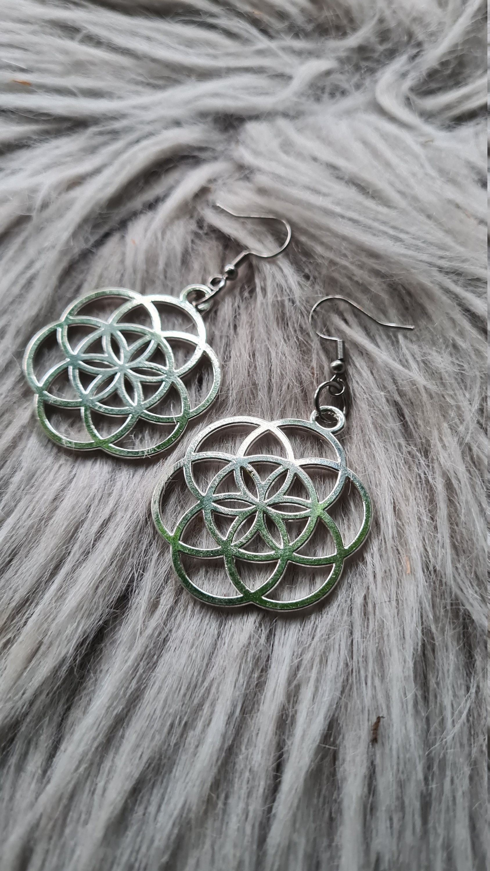 Ohrringe Flower Of Life von Kapunki