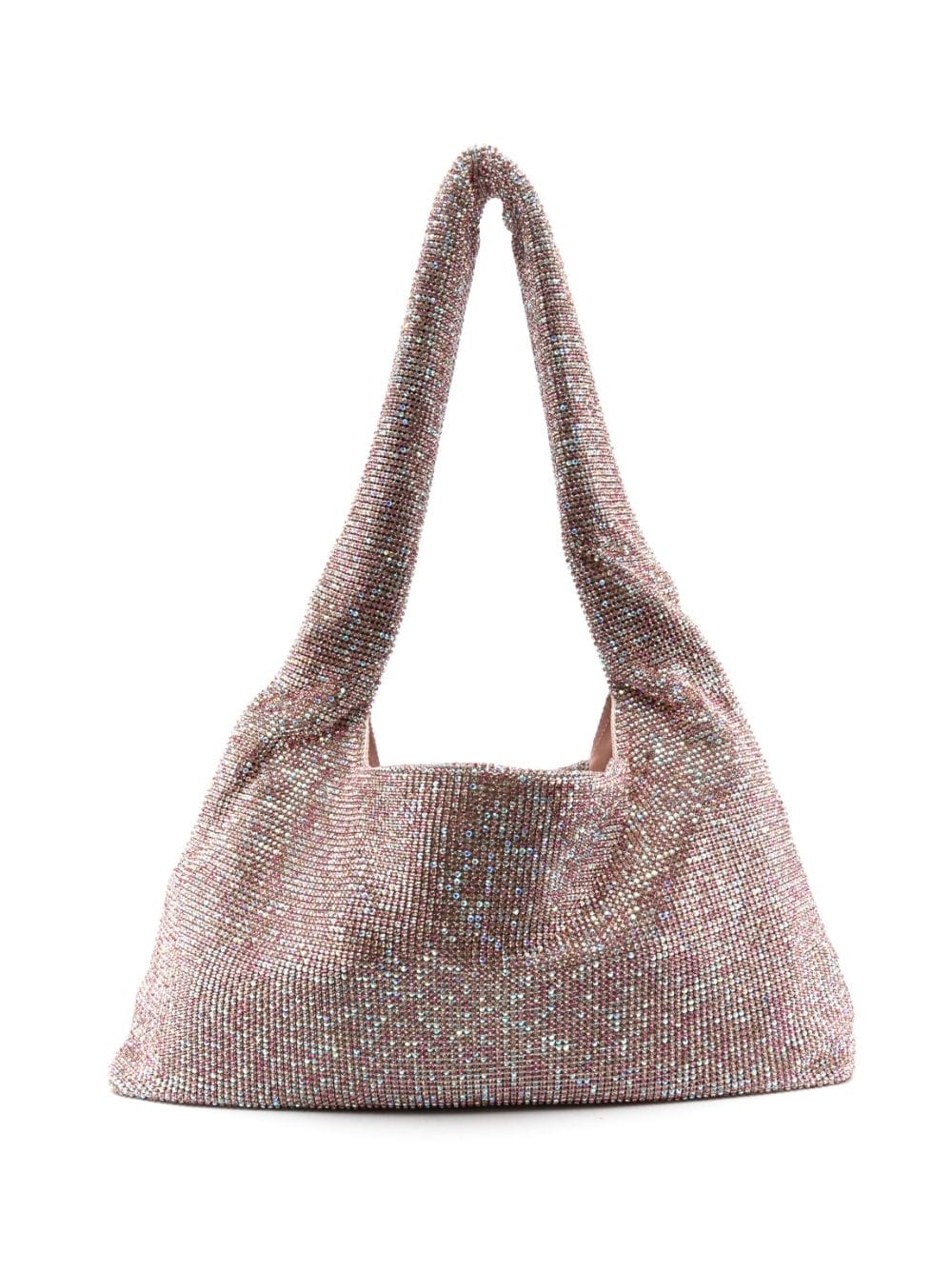 Kara Crystal Mesh Schultertasche - Rosa von Kara