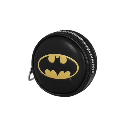 Batman Batsignal-Cookie Portemonnaie, Schwarz, 8,7 x 8,7 cm von Karactermania