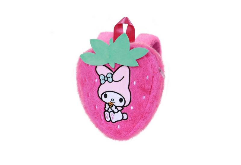 Karactermania Kinderrucksack Sanrio Hello Kitty Kuromi Strawberry Plüsch Rucksack für Kinder von Karactermania