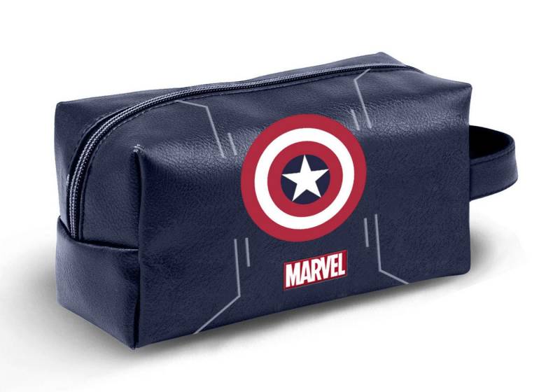 Karactermania Kulturbeutel Marvel Captain America große Kulturtasche Kosmetiktasche Reisetasche von Karactermania