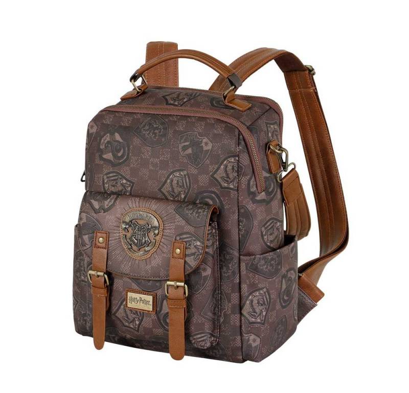 Karactermania Laptoprucksack Harry Potter Rucksack Freizeitrucksack Alltagsrucksack Steampunk, Hogwarts Emblem von Karactermania