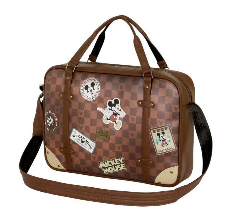 Karactermania Laptoptasche Disney Micky Maus Computertasche Arbeitstasche Notebooktasche, Disney Emblem von Karactermania