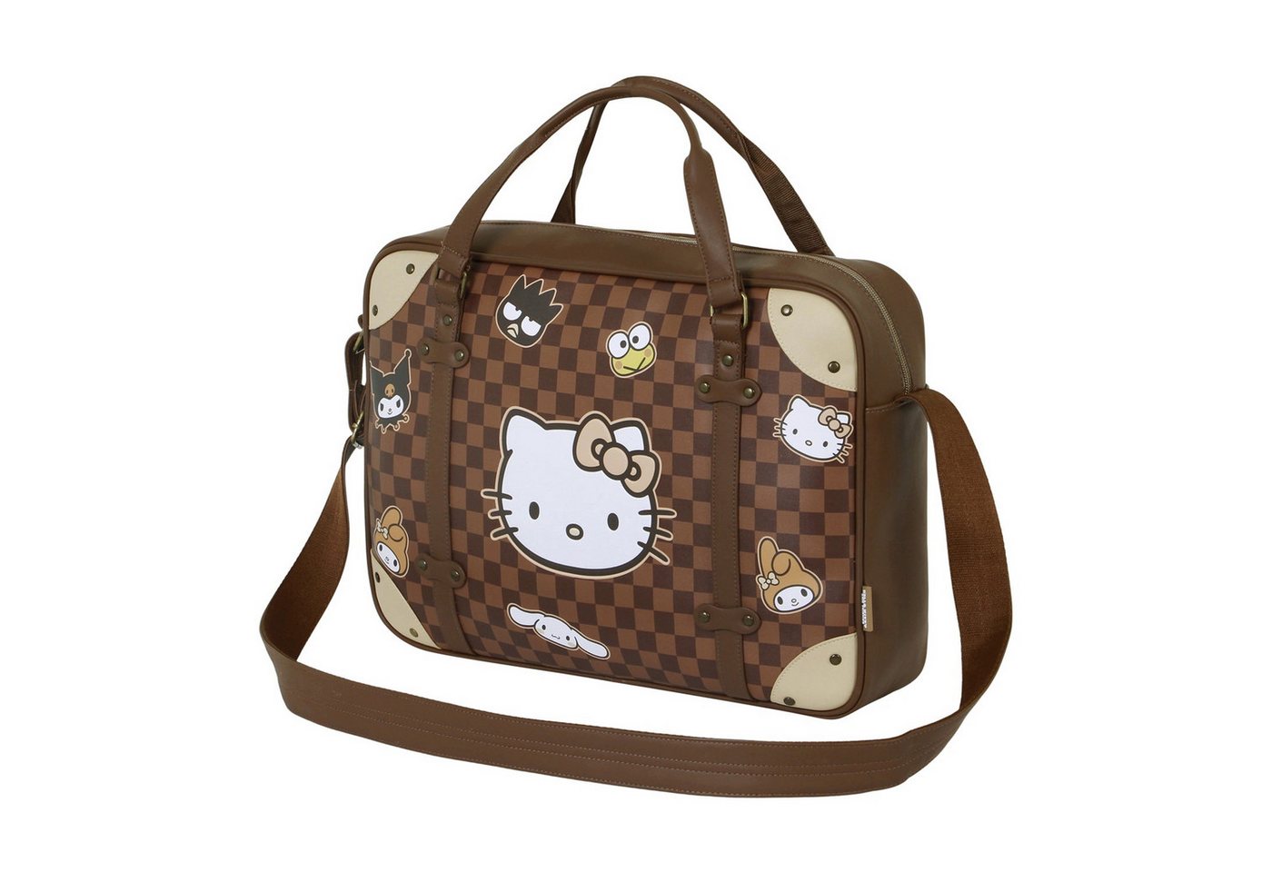 Karactermania Laptoptasche Sanrio Hello Kitty Computertasche Umhängetasche Squares von Karactermania