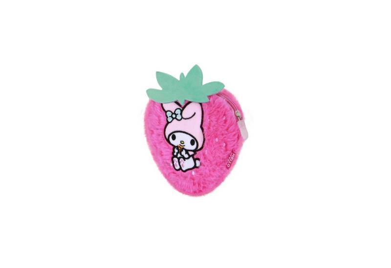 Karactermania Mini Geldbörse Sanrio Hello Kitty Kuromi Kinder Münzbörse Plüsch Erdbeere von Karactermania