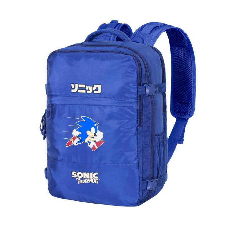 Karactermania Reiserucksack SEGA Sonic Handgepäck Rucksack Freizeitrucksack, 2 verschiedene Handgepäcksgrößen von Karactermania