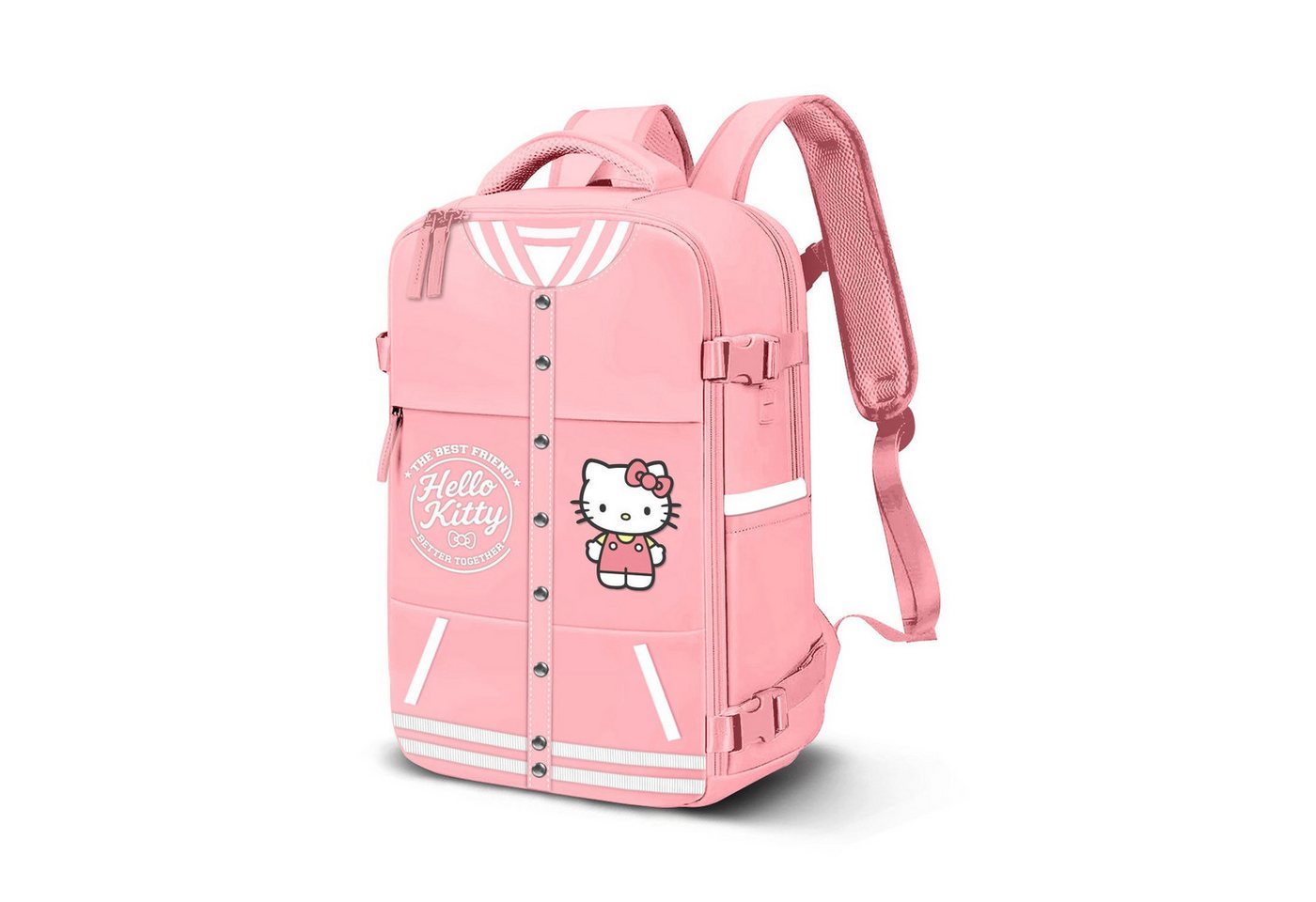 Karactermania Reiserucksack Sanrio Hello Kitty Mercury Rucksack Freizeitrucksack, ideale Handgepäcksgröße von Karactermania