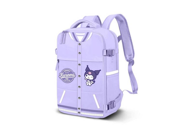 Karactermania Reiserucksack Sanrio Kuromi Mercury Rucksack Freizeitrucksack lila, ideale Handgepäcksgröße von Karactermania