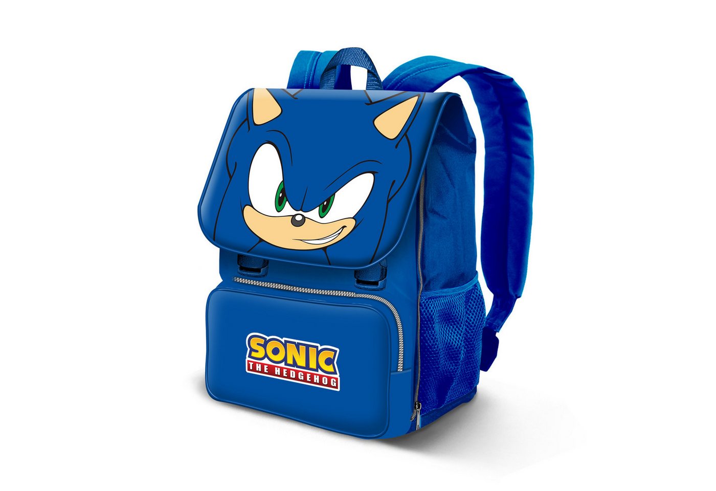 Karactermania Schulrucksack Sonic The Hedgehog - SEGA Rucksack Tagesrucksack Kinder, Geräumige Vordertasche von Karactermania