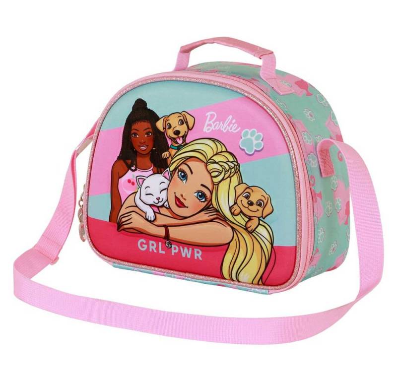 Karactermania Umhängetasche Barbie Pets Vorschultasche Frühstückstasche Kindergartentasche, Isolierende Innenauskleidung von Karactermania
