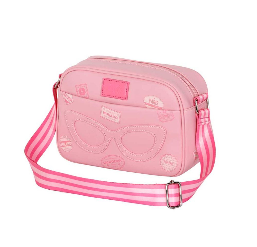 Karactermania Umhängetasche Barbie Travel Fashion kleine Schultertasche Citytasche Tasche Girly, Verstellbare Schulterriemen von Karactermania