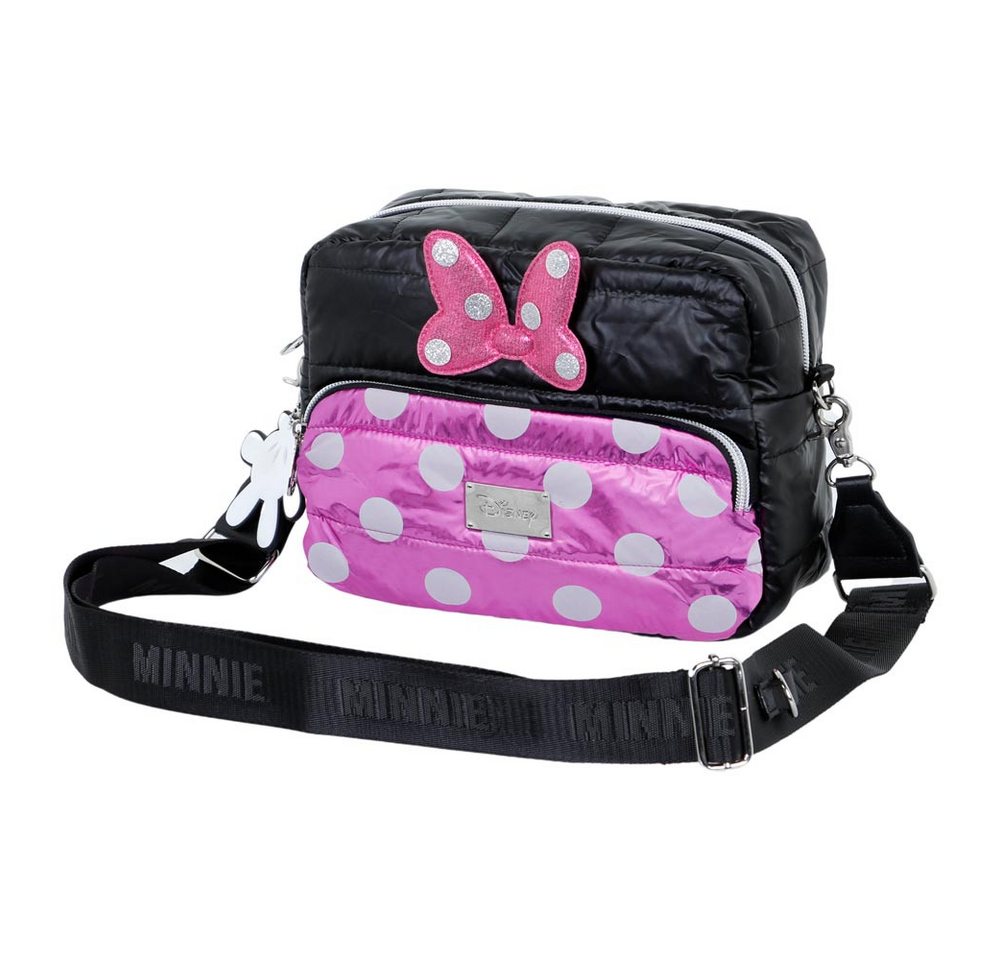 Karactermania Umhängetasche Disney Minnie Maus Schultertasche Handtasche, Verstellbarer Schulterriemen, gepolstert von Karactermania