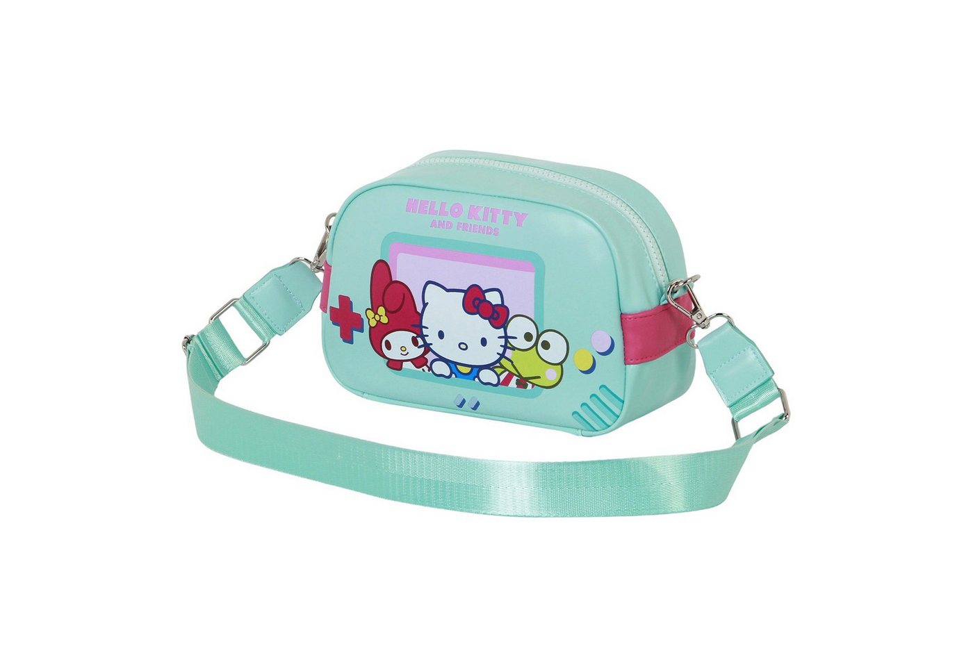 Karactermania Umhängetasche Sanrio Kuromi Hello Kitty kleiner Bowling Umhängetasche von Karactermania