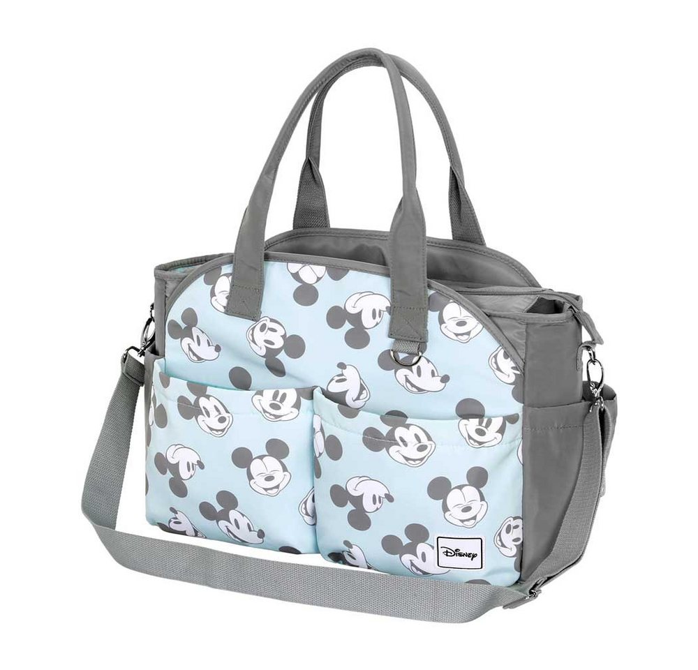 Karactermania Wickeltasche Disney Micky Maus Kinderwagentasche Babytasche Mamatasche Mommybag, für Mama und Papa unterwegs, genügend Platz von Karactermania