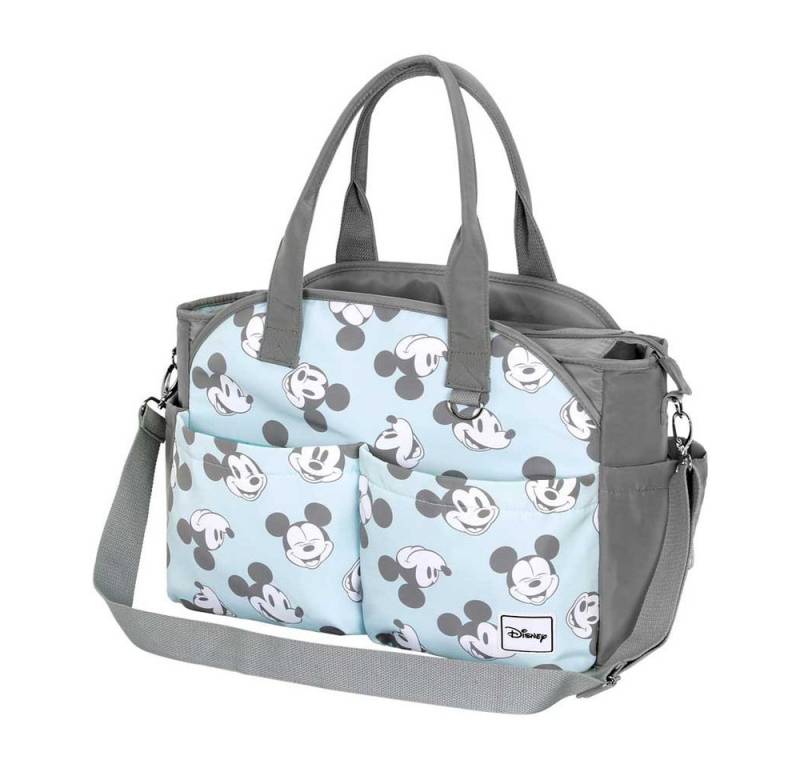 Karactermania Wickeltasche Disney Micky Maus Kinderwagentasche Babytasche Mamatasche Mommybag, für Mama und Papa unterwegs, genügend Platz von Karactermania
