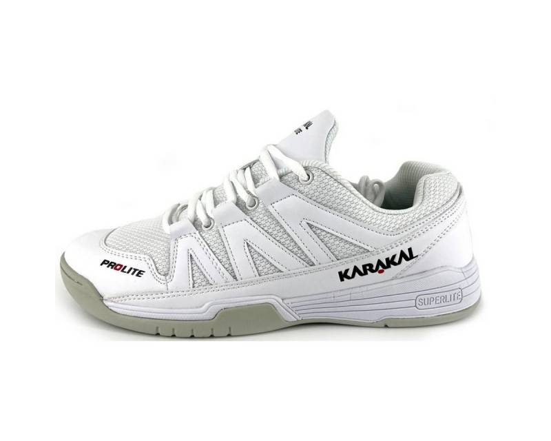 Karakal Hallen-Indoorschuhe Pro-Lite Court weiss Herren Badmintonschuh von Karakal