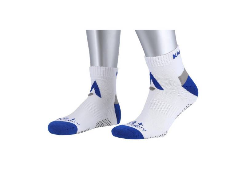 Karakal Socken Indoorsocke X2+ Trainer weiss/dunkelblau - 1 Paar von Karakal