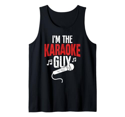 Herren I'm The Karaoke Guy Sänger Singing Funny Karaoke Tank Top von Karaoke Lover Apparel