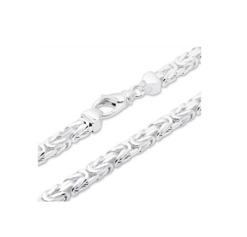 Armband FE6350 Königskette Armband Byzantiner 4 mm Massiv Silber 19 cm von Karat