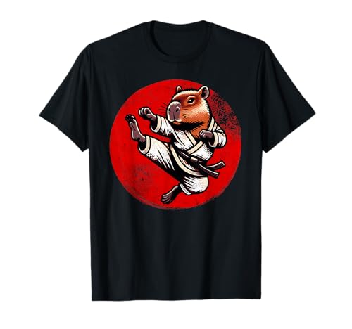 Karate Capybara Lustiges Capybara Judo für Jungen und Herren T-Shirt Karate Capybara Lustiges Capybara Judo für Jungen und Herren T-Shirt von Karate Capybara For Men Boys And Kids