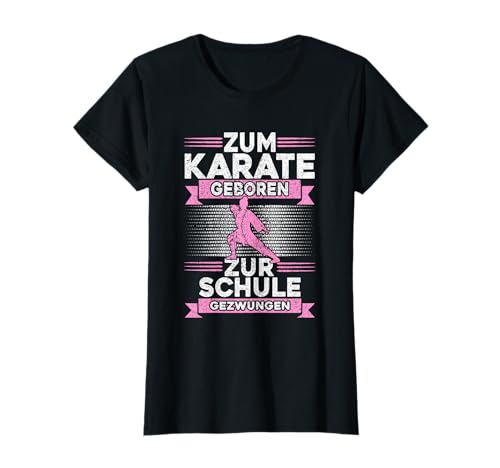 Karate Damen Kampfsport Schule Mädchen Karate T-Shirt von Karate Geschenke & Zubehör für Frauen Mädchen