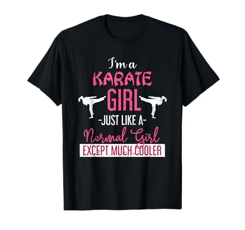 Ich bin ein Karate Mädchen Karate T-Shirt Ich bin ein Karate Mädchen Karate T-Shirt von Karate Kampfsportler Geschenk