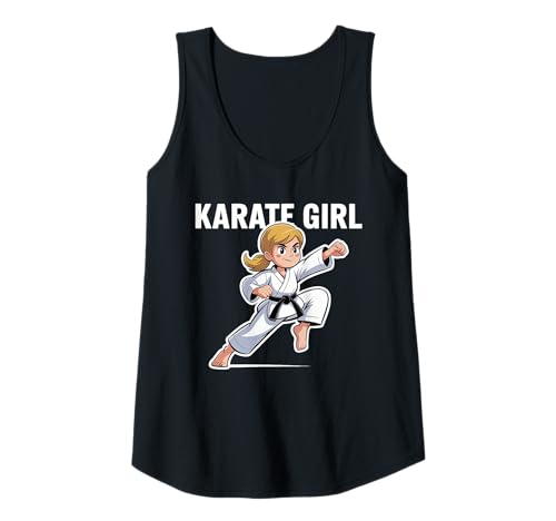 Damen Cute Karate Kid - Girl Martial Arts Tank Top Damen Cute Karate Kid - Girl Martial Arts Tank Top von Karate Shirt Kinder - Karate Geschenk Mädchen