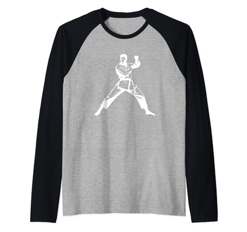 Herren Karate Grafik Shotokan Meditation Raglan Herren Karate Grafik Shotokan Meditation Raglan von Karate T-Shirts für Jungen