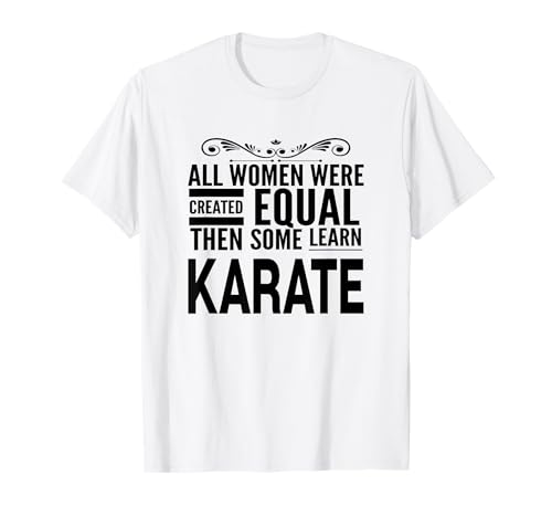 Frauen Lernen Karate Kampfsport Lustiges Mädchen Fighter Statement T-Shirt Frauen Lernen Karate Kampfsport Lustiges Mädchen Fighter Statement T-Shirt von Karate Women