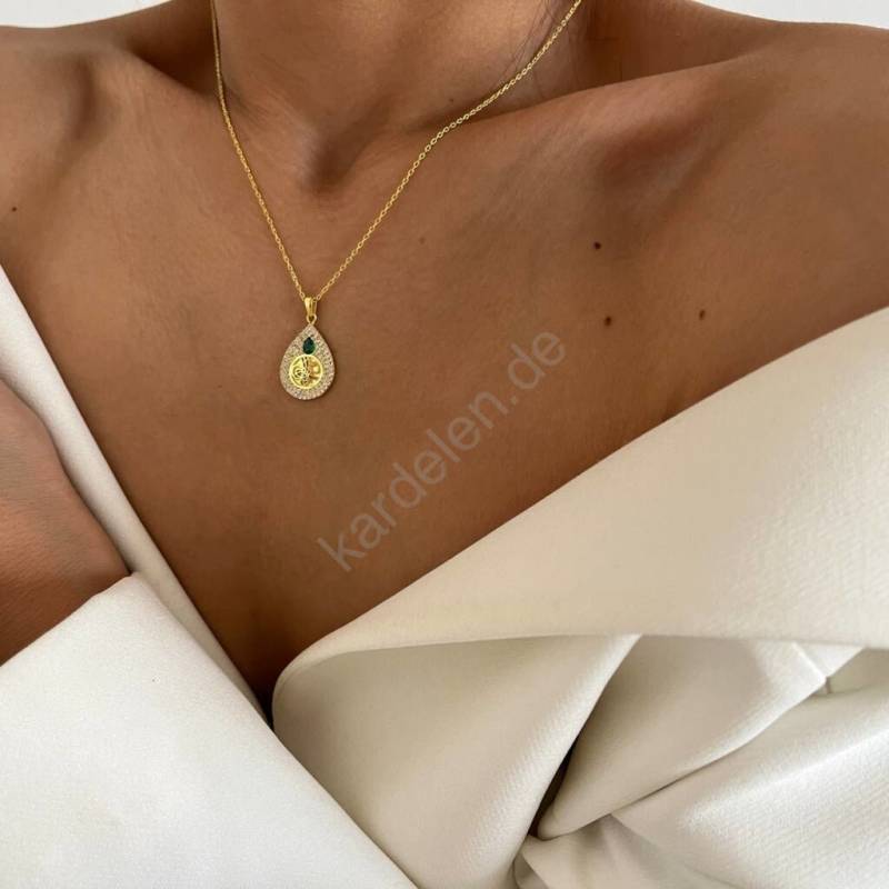 14K Goldkette Auftakelung Halskette von Kardelenjewellry