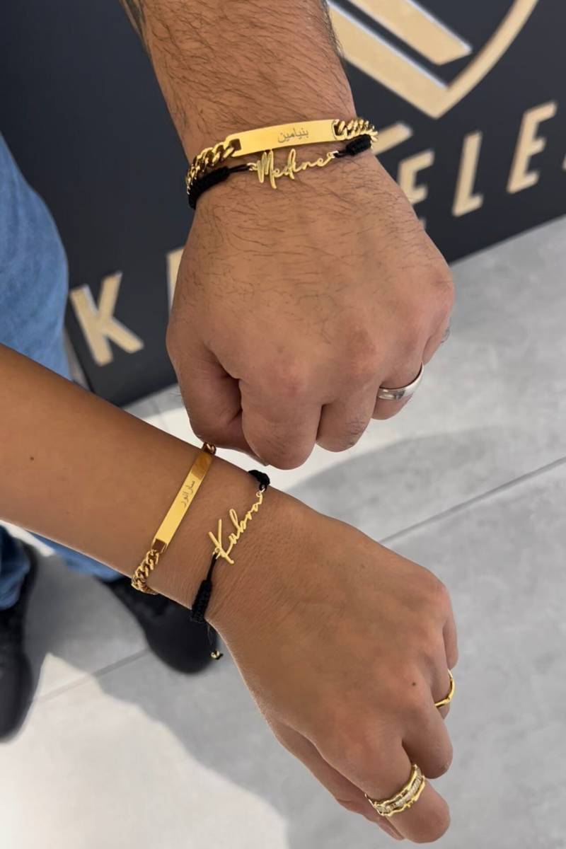 Partnerarmbänder 925 Silber Rope 18K Vergoldet Freundschaftsarmband von Kardelenjewellry