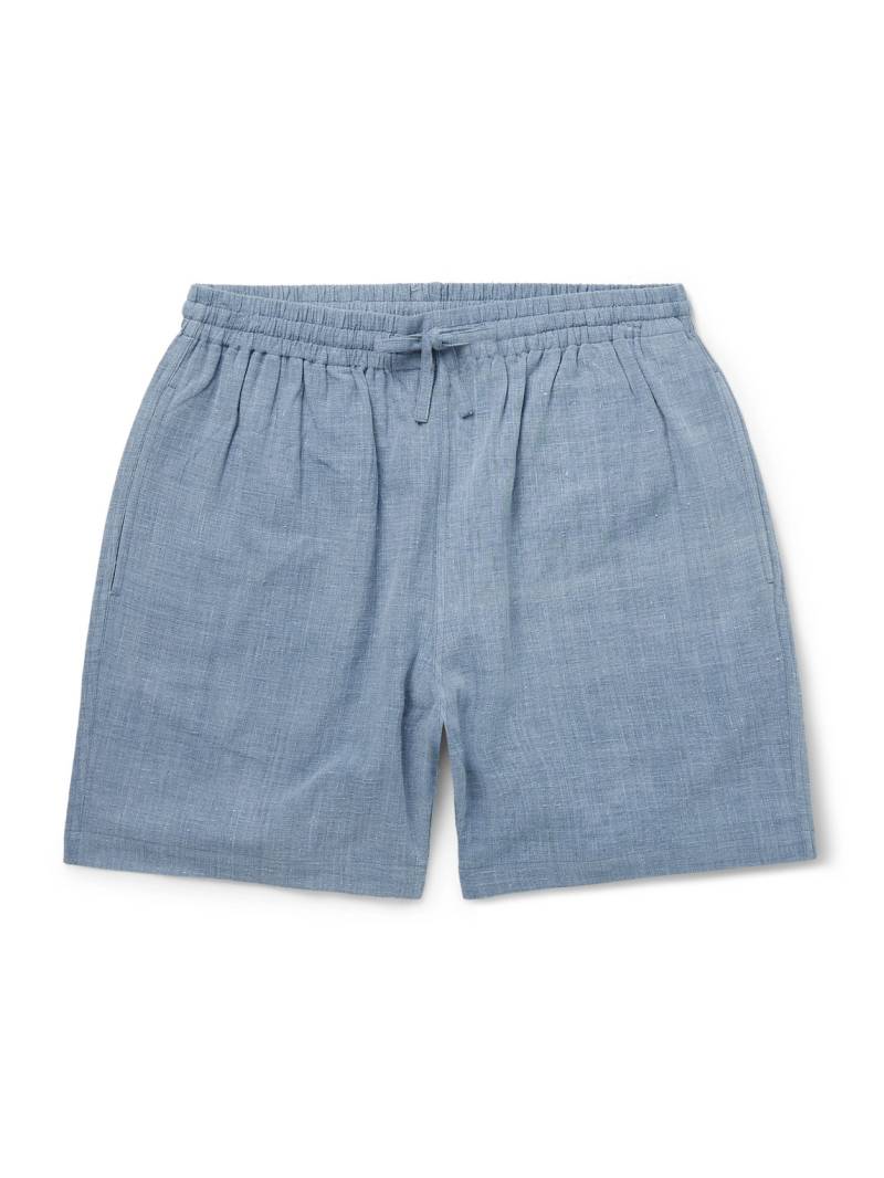 Kardo - Olbia Straight-Leg Cotton Drawstring Shorts - Men - Blue - XXL Kardo - Olbia Straight-Leg Cotton Drawstring Shorts - Men - Blue - XXL von Kardo