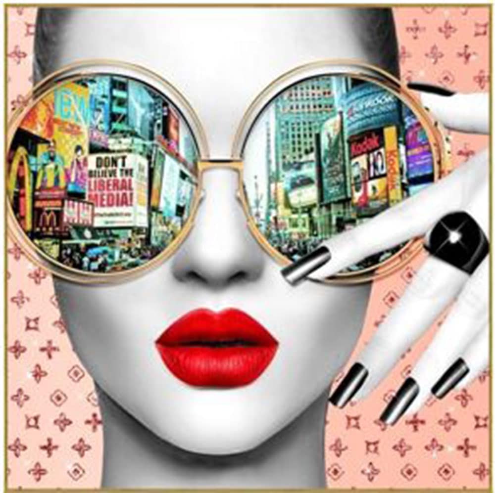 Kare Design Bild mit Rahmen "Gerahmtes Bild Times Square View 80x80cm" von KARE DESIGN