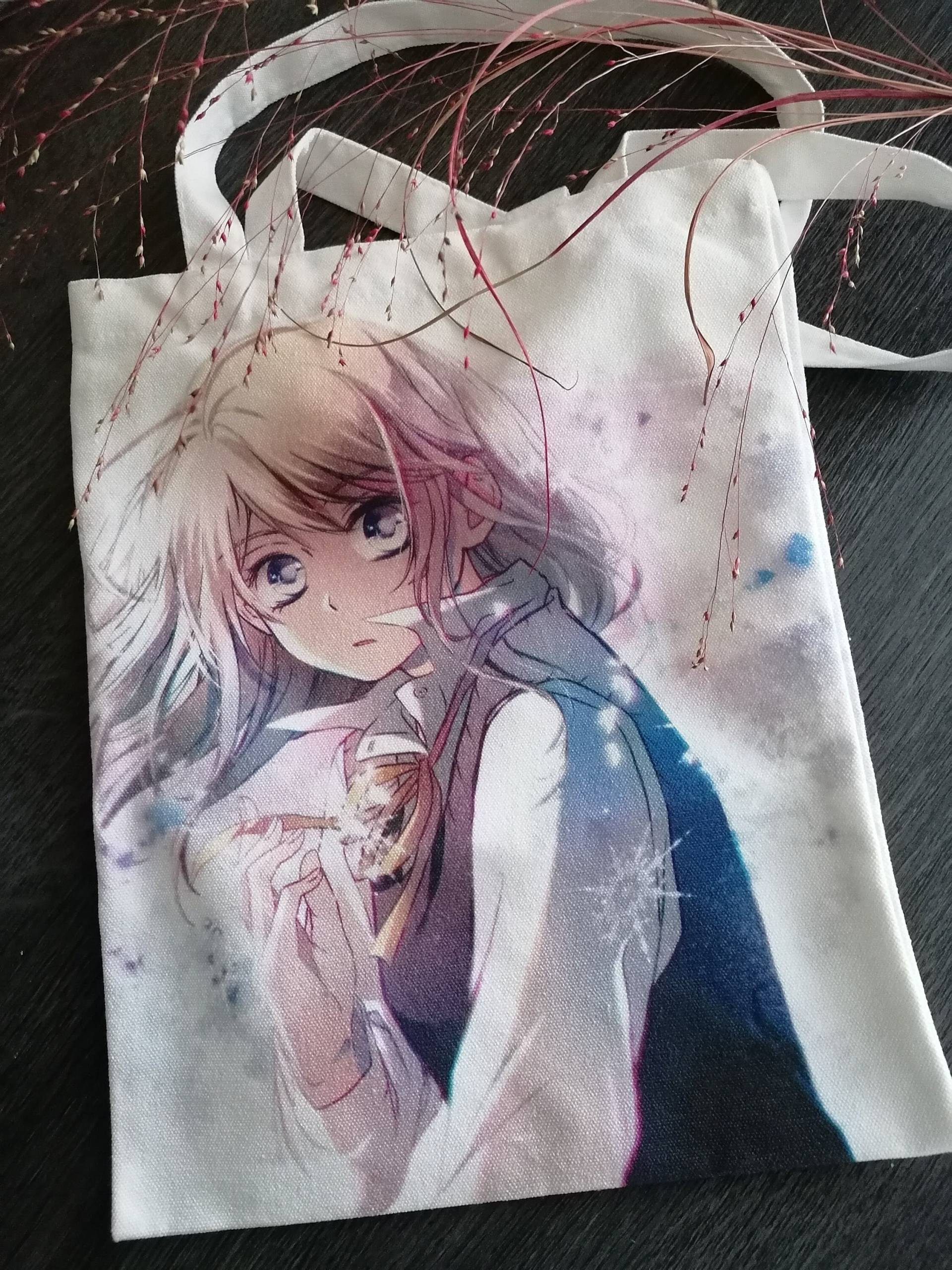 Manga Tragetasche „Kiryo Yumiko" | Stoffbeutel Tote Bag Beidseitig Bedruckt Mit Unterschiedlichem Design 28 X 35 cm | 11 13, 8 ″ von KareiKite