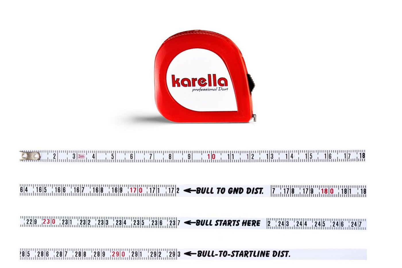 Karella Bauch- und Rückenstützgürtel Dart Maßband rot Karella Bauch- und Rückenstützgürtel Dart Maßband rot von Karella