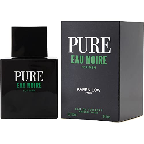 Pure Eau Noire by Karen Low, 3.4 oz Eau De Toilette Spray for Men by Karen Low von Karen Low