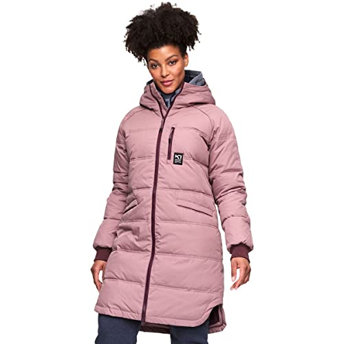 Kari Traa W Rongve Parka Braun - Daunen Modischer warmer Damen Daunenmantel, Größe XL - Farbe Taupe von Kari Traa