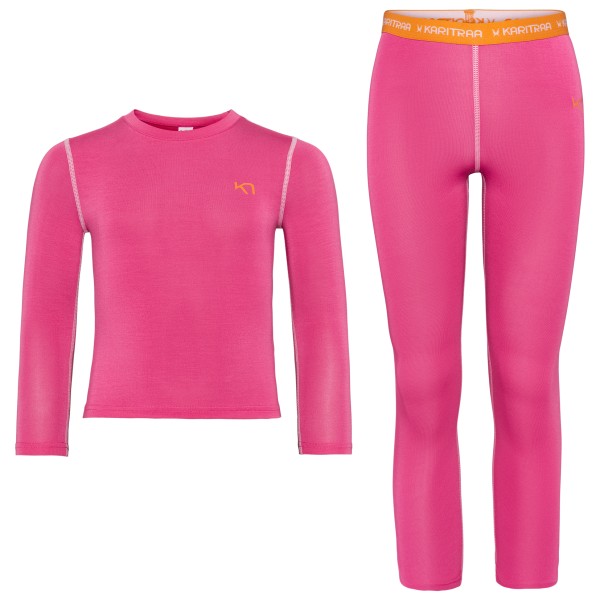 Kari Traa - Kid's Ellie Set - Skiunterwäsche Gr 122 rosa von Kari Traa
