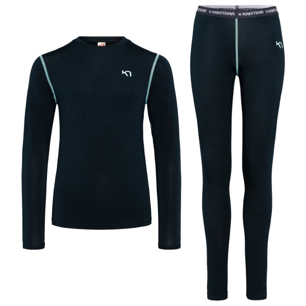 Kari Traa - Kid's Ellie Set - Skiunterwäsche Gr 14 Years schwarz von Kari Traa