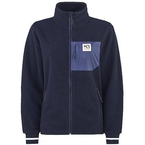 Kari Traa Rothe Damen Midlayer Coat - Weich Isolierte Fleecejacke mit Reißverschluss Relaxed Fit, Roya, Medium von Kari Traa