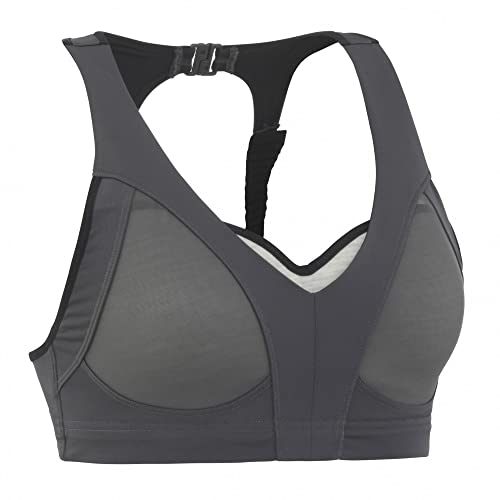 Kari Traa W Driva Sports Bra Grau - Merino Warmer unterstützender Damen Sport-BH, Größe 80D - Farbe Dove von Kari Traa