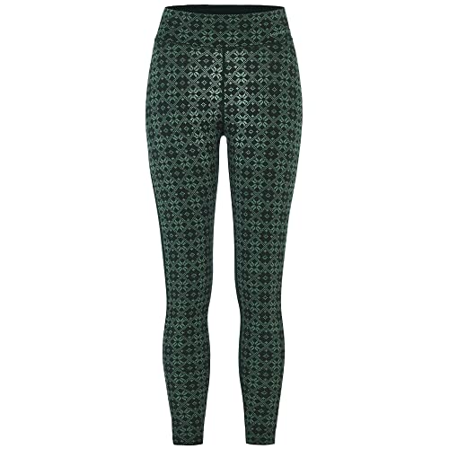 Kari Traa W Rose Light Pant Hw Grün - Merino Superweiche high-Waisted Damen Merino Leggings, Größe XS - Farbe Pine von Kari Traa