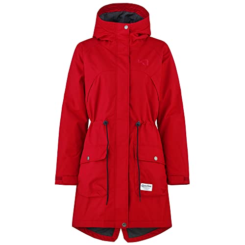 Kari Traa W Tesdal Parka Rot - Wasserabweisender warmer Damen Winterparka, Größe M - Farbe Heart von Kari Traa