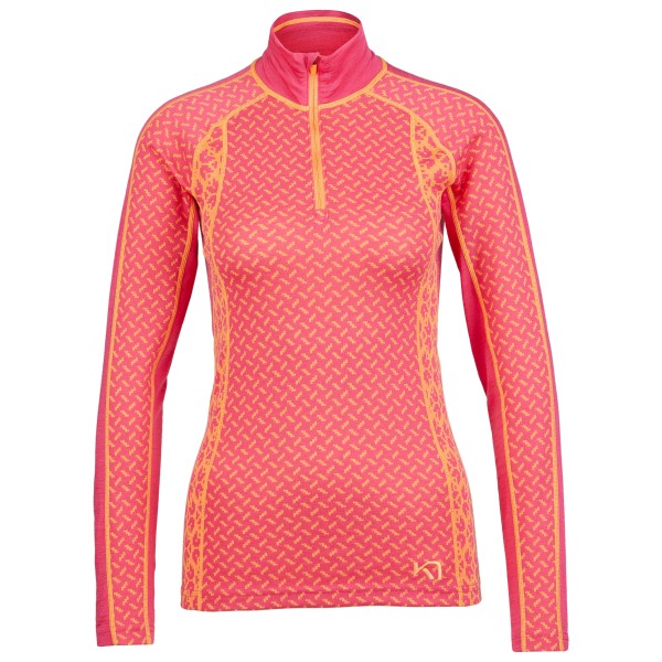 Kari Traa - Women's Lekker Halfzip - Merinounterwäsche Gr XL rosa von Kari Traa