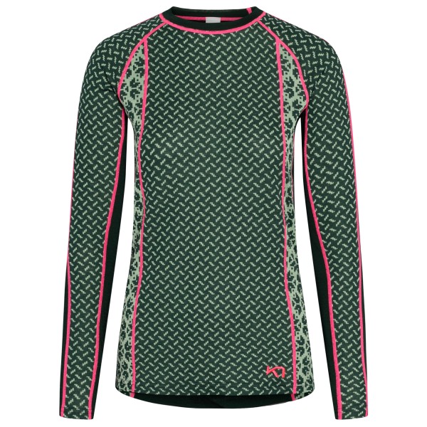 Kari Traa - Women's Lekker L/S - Merinounterwäsche Gr L grün von Kari Traa