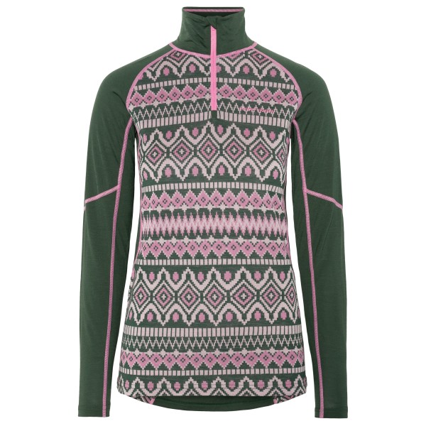 Kari Traa - Women's Malia Half Zip - Merinounterwäsche Gr L grau von Kari Traa