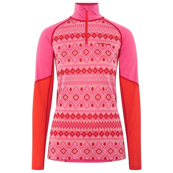 Kari Traa - Women's Malia Half Zip - Merinounterwäsche Gr S rosa von Kari Traa