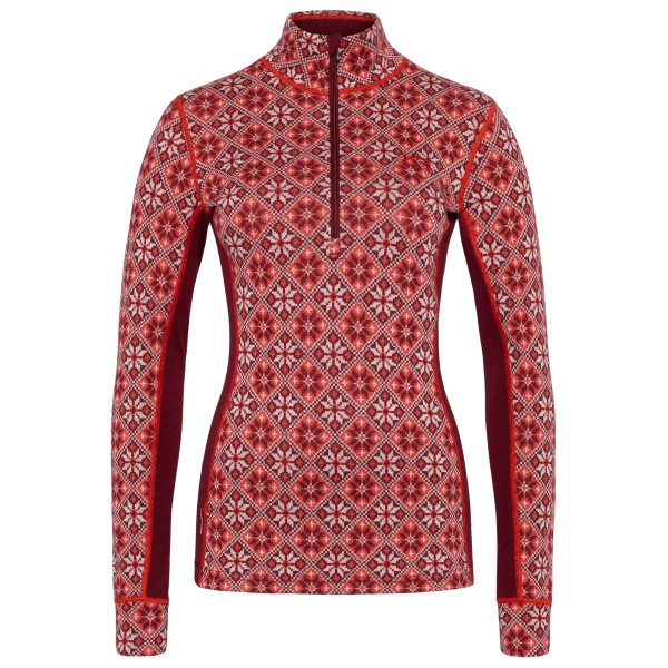 Kari Traa - Women's Rose Half-Zip - Merinounterwäsche Gr M rot Kari Traa - Women's Rose Half-Zip - Merinounterwäsche Gr M rot von Kari Traa
